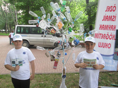 Öğrencilerden çevreye karşı duyarlılık